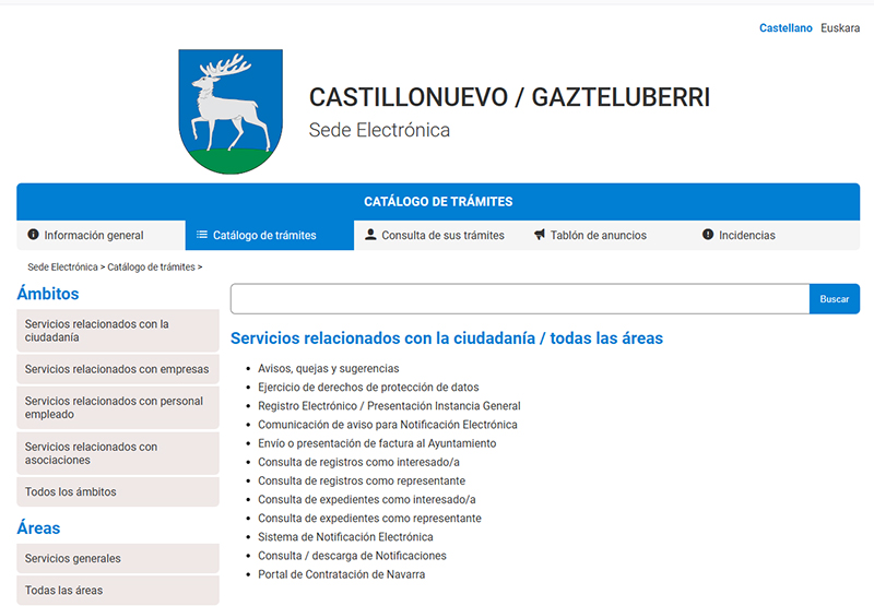 Para acceder a la sede sigue el enlace https://castillonuevo.sedipualba.es o pincha sobre la imagen 